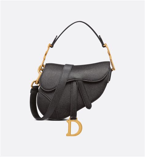 dior saddle bag full black|vintage black dior saddle bag.